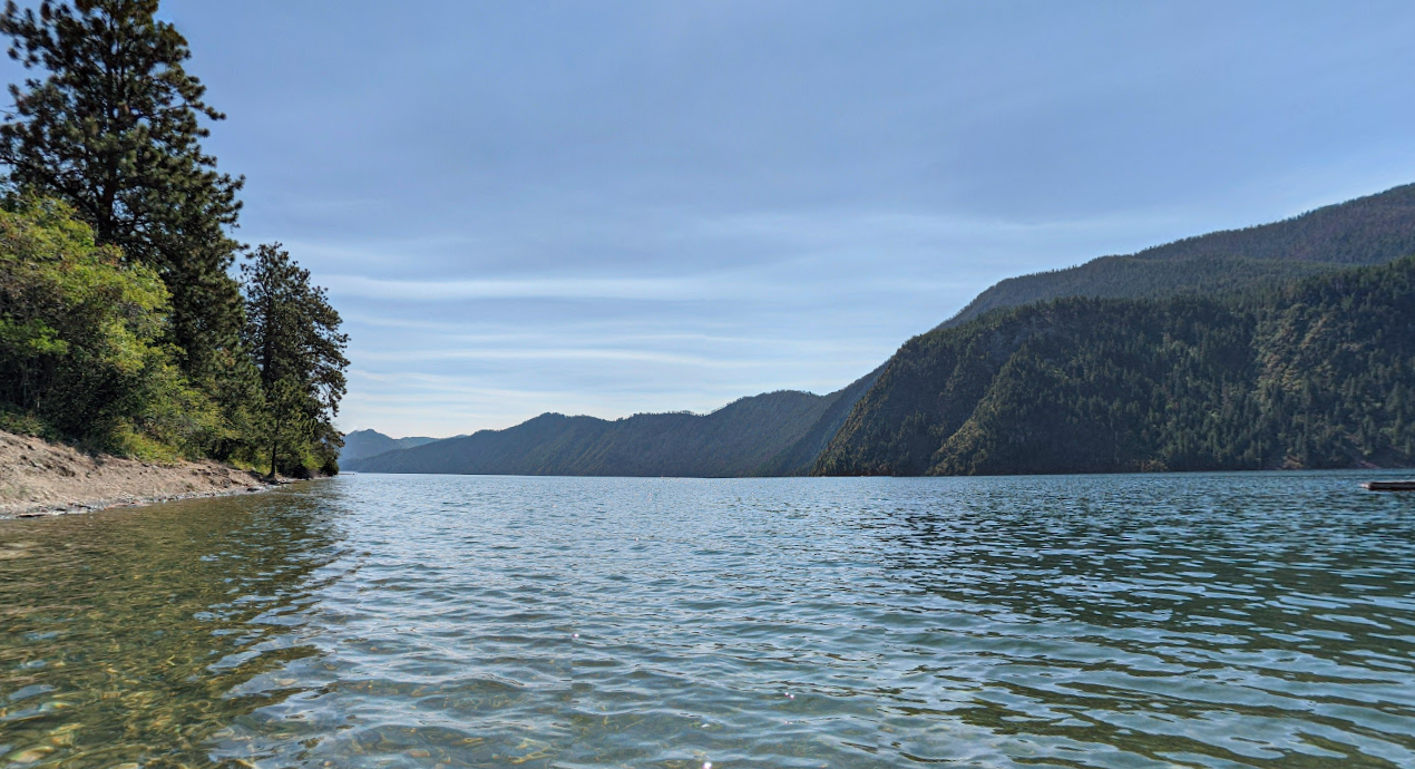 Farragut State Park open meadows and trails
