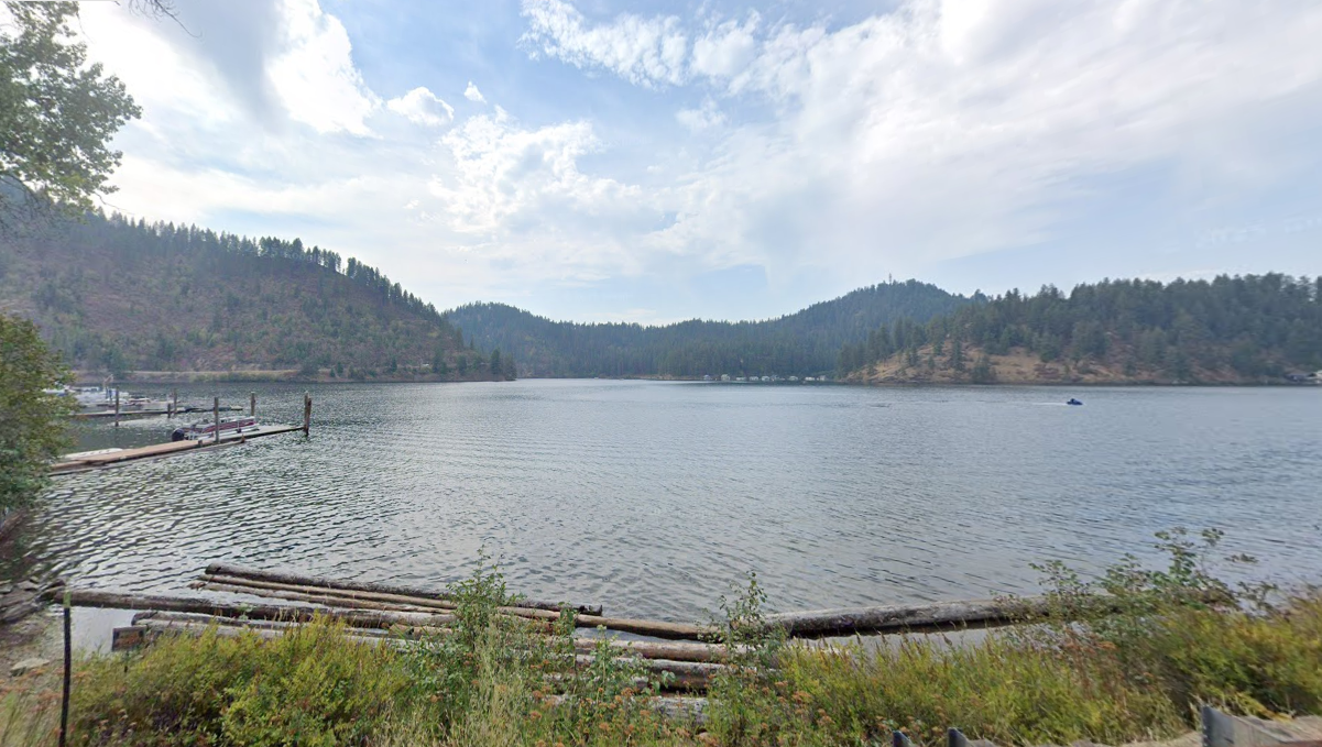 Mineral Ridge, Idaho — panoramic view over Lake Coeur d’Alene