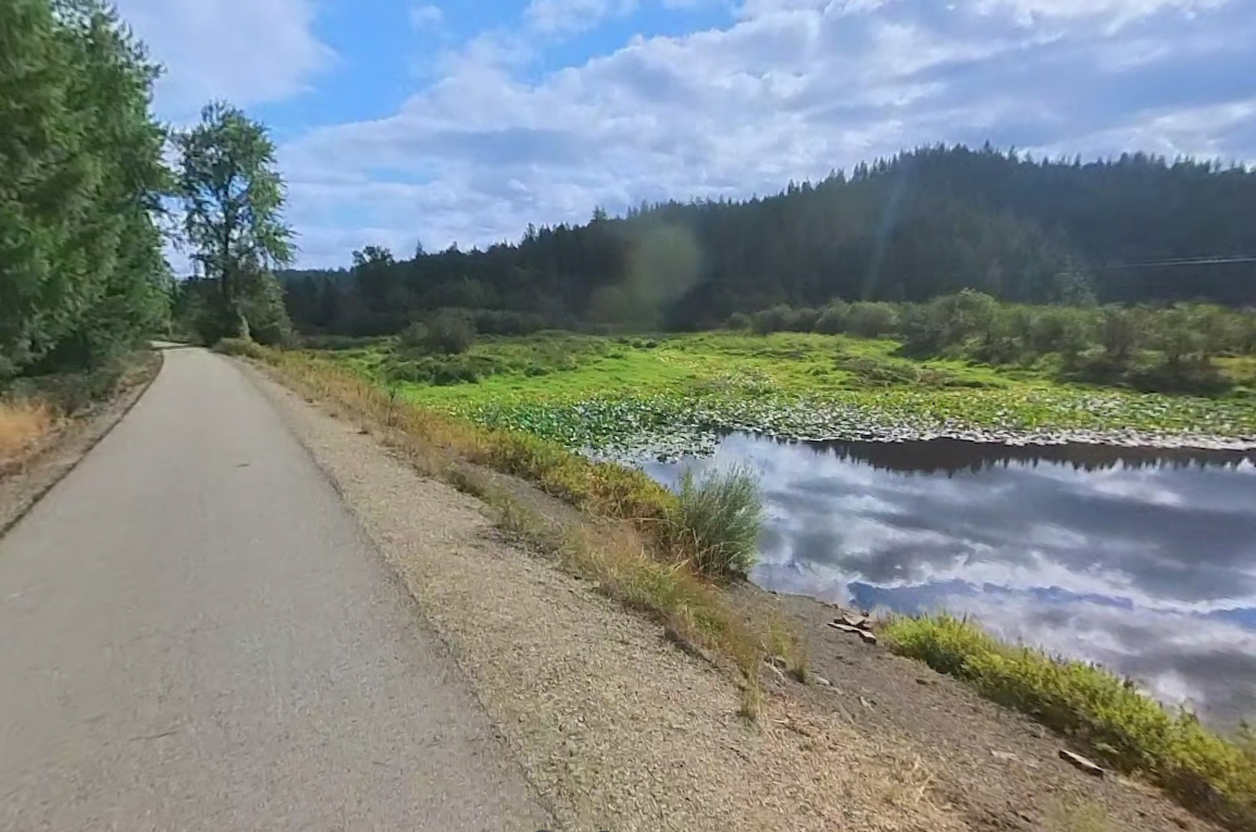 Trail of the Coeur d’Alenes — scenic paved trail in North Idaho