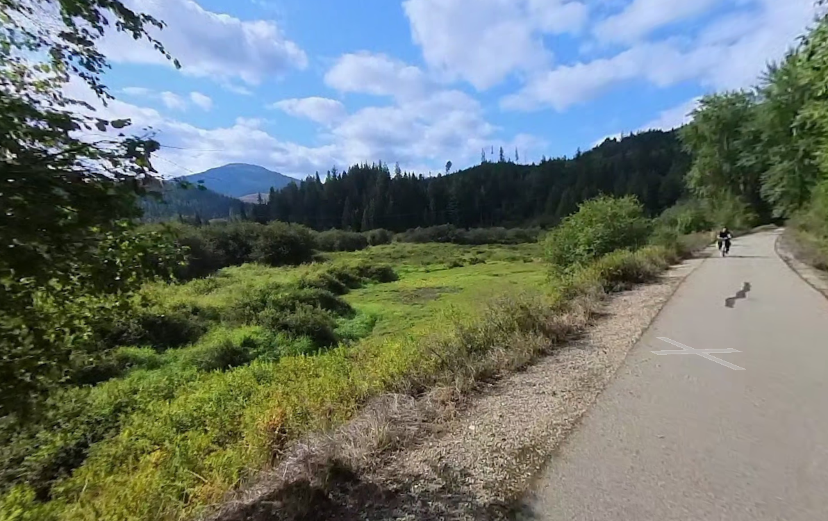 Trail of the Coeur d’Alenes — boardwalk and wetland views